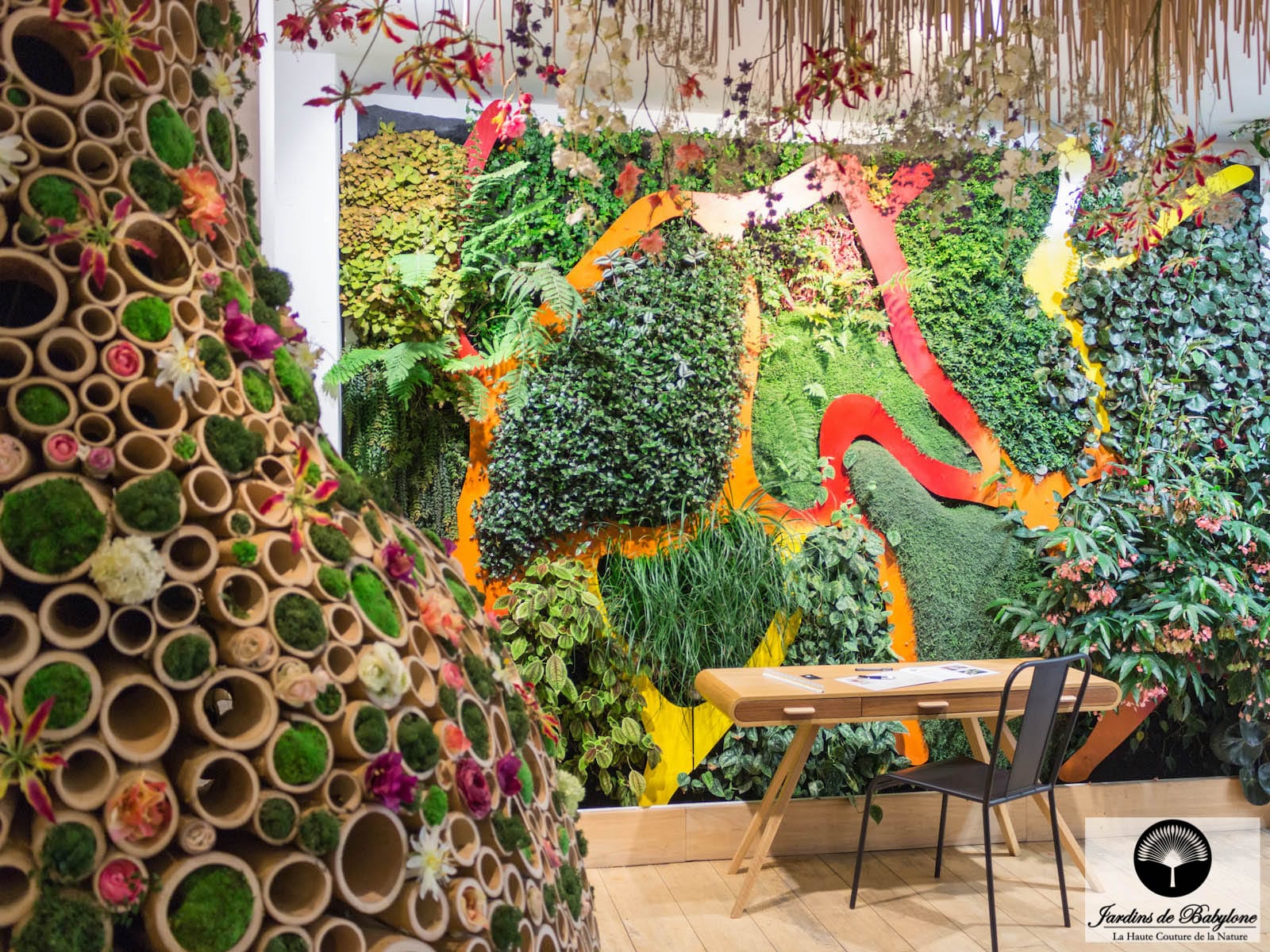 Mur végétal Design inspiré de l