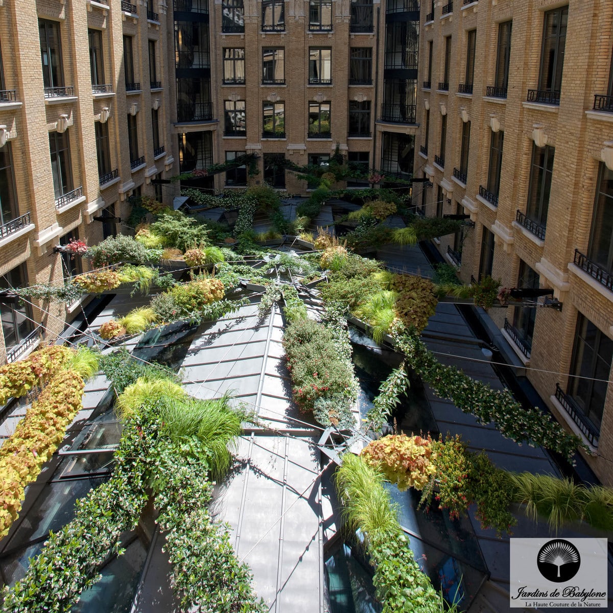 Jardin suspendu en plein coeur de paris