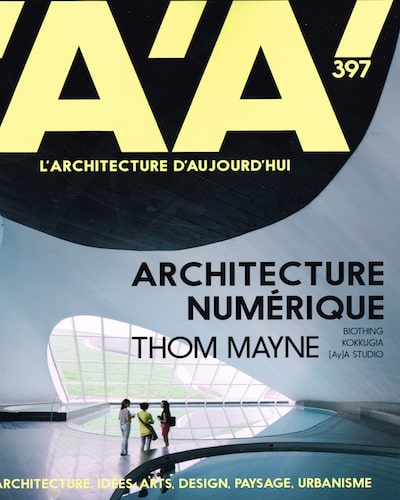 L'Architecture d'aujourd'hui septembre 2013 couverture