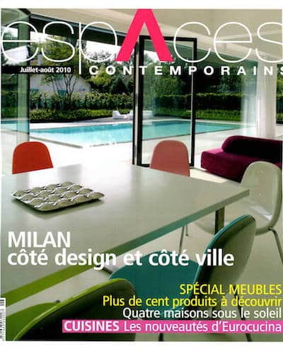 Espaces Contemporaine Juillet - Août 2010 couverture