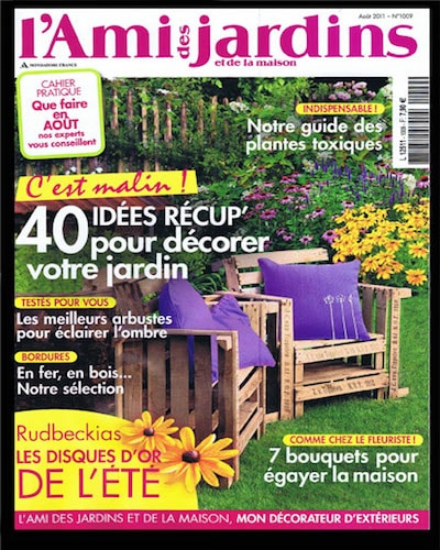 L'Ami des Jardins Coverture Août 2011