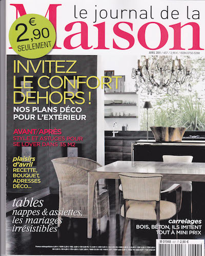 Le Journal de la Maison Avril 2011 couverture