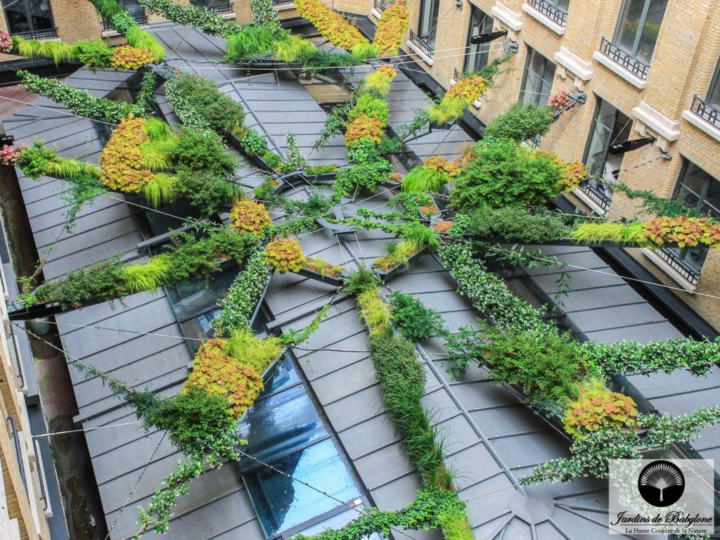 jardin suspendu vue du dessus