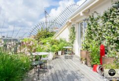 terrasse sur le toit vue