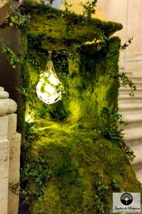 design végétal lampe végétale