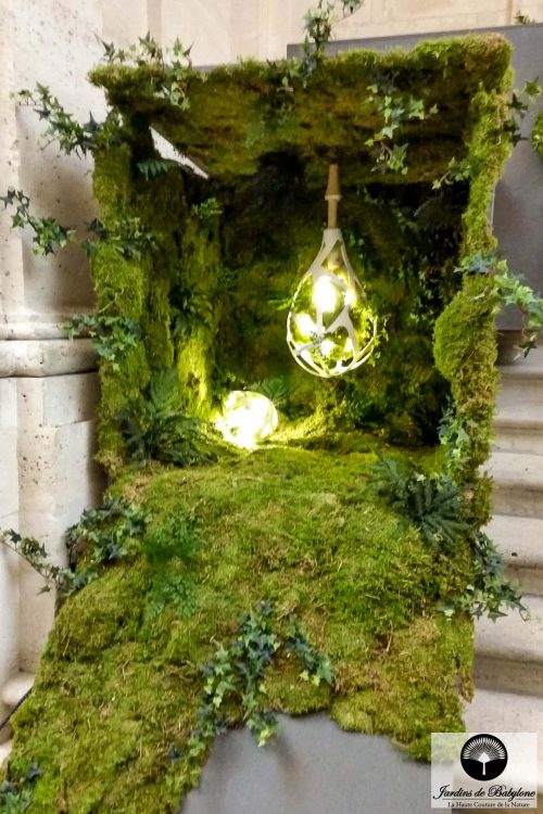 Design végétal lampe végétalisée
