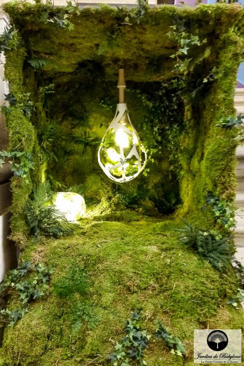 lampe végétale par le designer Amaury Gallon