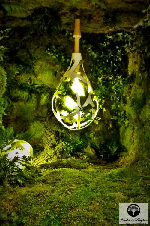 lampe végétale signé jardins de babylone